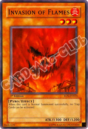 RDS-EN024 Invasion of Flames comune 1st Edition (EN) -NEAR MINT-