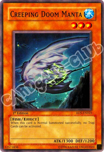 RDS-EN025 Creeping Doom Manta comune 1st Edition (EN) -NEAR MINT-