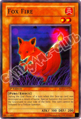 RDS-EN029 Fox Fire comune 1st Edition (EN) -NEAR MINT-