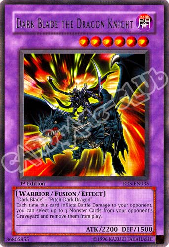RDS-EN035 Dark Blade the Dragon Knight rara 1st Edition (EN) -NEAR MINT-