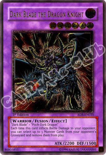 RDS-EN035 Dark Blade the Dragon Knight rara ultimate 1st Edition (EN) -NEAR MINT-
