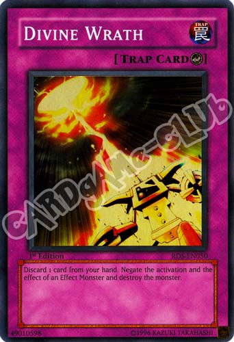 RDS-EN050 Divine Wrath super rara 1st Edition (EN) -NEAR MINT-