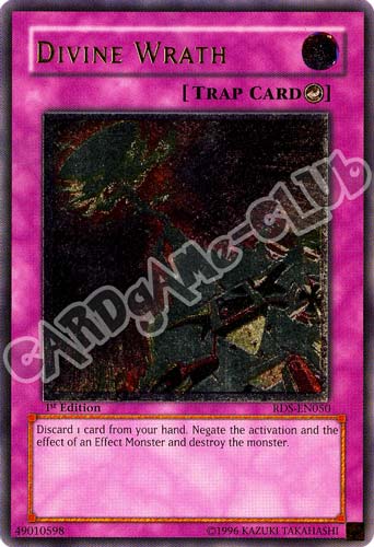 RDS-EN050 Divine Wrath rara ultimate 1st Edition (EN) -NEAR MINT-