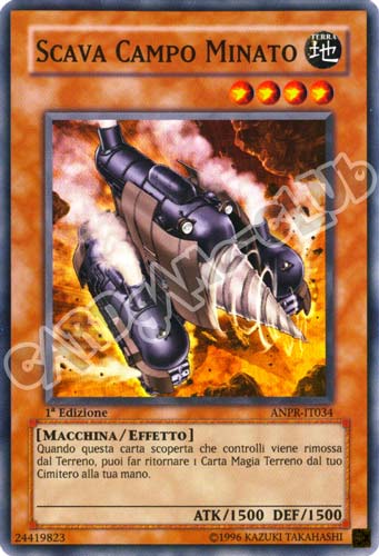 ANPR-IT034 Scava Campo Minato super rara 1a Edizione (IT) -NEAR MINT-