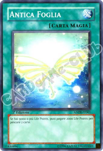 ANPR-IT061 Antica Foglia comune 1a Edizione (IT) -NEAR MINT-