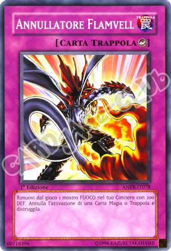 ANPR-IT078 Annullatore Flamvell comune 1a Edizione (IT) -NEAR MINT-