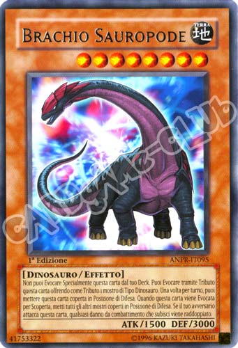 ANPR-IT095 Brachio Sauropode rara 1a Edizione (IT) -NEAR MINT-