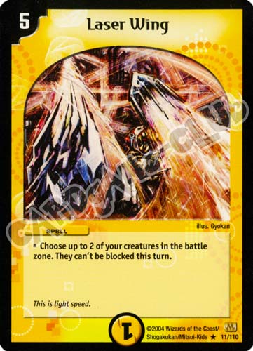 011/110 Laser Wing rara (EN) -NEAR MINT-