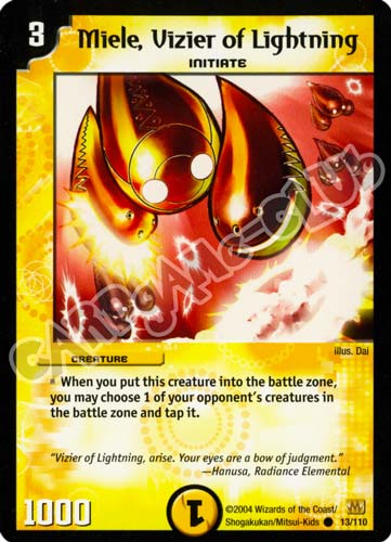 013/110 Miele, Vizier of Lightning comune (EN) -NEAR MINT-