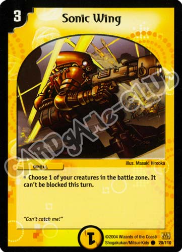 020/110 Sonic Wing comune (EN) -NEAR MINT-