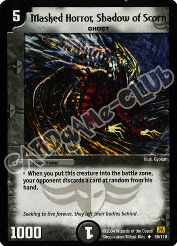 058/110 Masked Horror, Shadow of Scorn non comune (EN) -NEAR MINT-