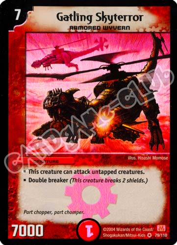 079/110 Gatling Skyterror molto rara foil (EN) -NEAR MINT-