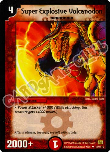 087/110 Super Explosive Volcanodon non comune (EN) -NEAR MINT-