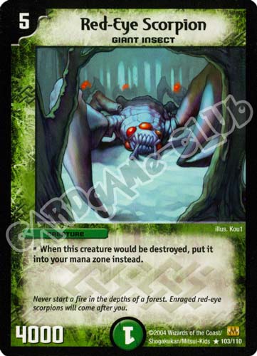 103/110 Red-Eye Scorpion rara (EN) -NEAR MINT-