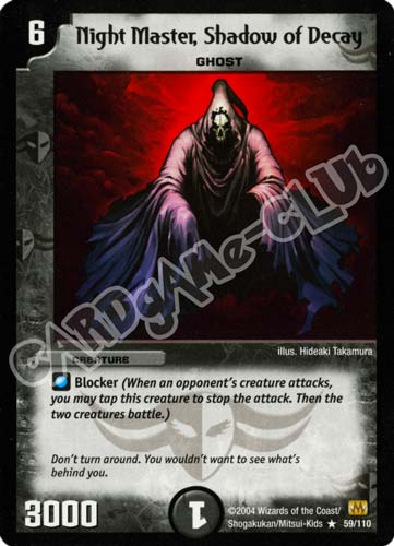 059/110 Night Master, Shadow of Decay rara (EN) -NEAR MINT-