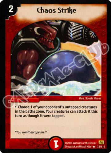 072/110 Chaos Strike rara (EN) -NEAR MINT-