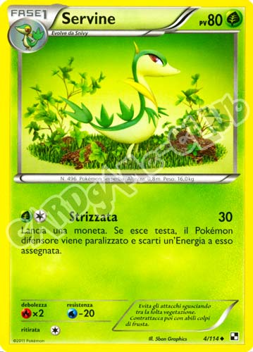 004 / 114 Servine non comune (IT) -NEAR MINT-