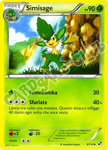 008 / 114 Simisage non comune (IT) -NEAR MINT-