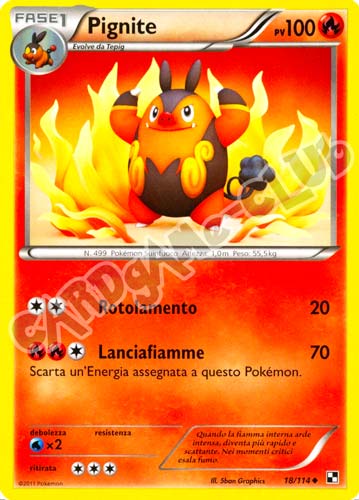 018 / 114 Pignite non comune (IT) -NEAR MINT-