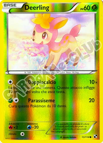 013 / 114 Deerling comune foil reverse (IT) -NEAR MINT-