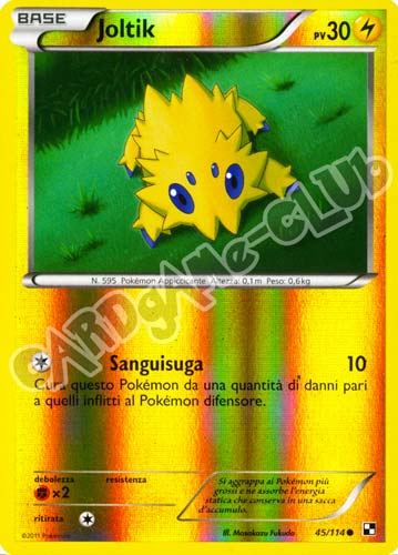 045 / 114 Joltik comune foil reverse (IT) -NEAR MINT-