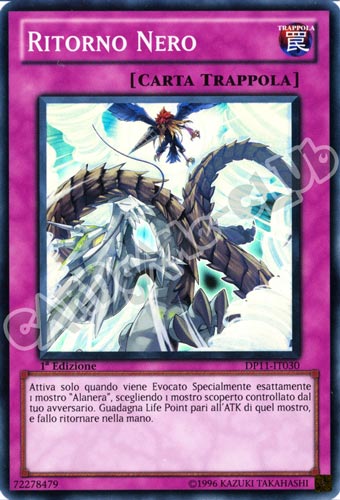 DP11-IT030 Ritorno Nero super rara 1a Edizione (IT) -NEAR MINT-