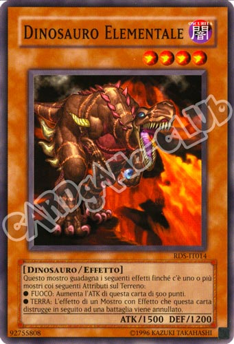 RDS-IT014 Dinosauro Elementale comune Unlimited (IT) -NEAR MINT-