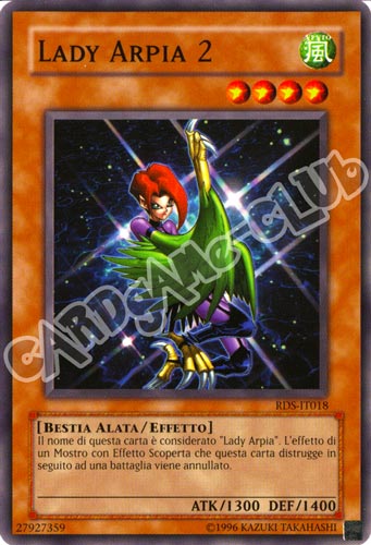 RDS-IT018 Lady Arpia 2 comune Unlimited (IT) -NEAR MINT-