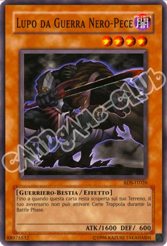 RDS-IT026 Lupo da Guerra Nero-Pece comune Unlimited (IT) -NEAR MINT-