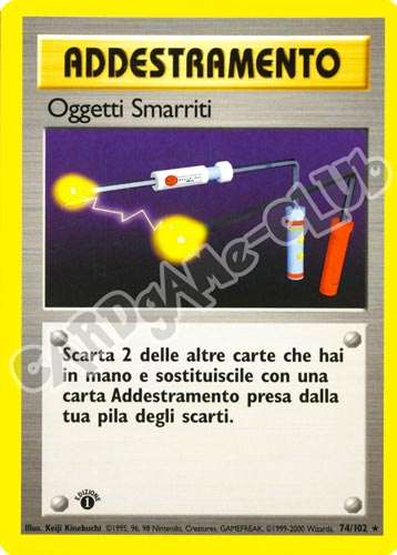 074 / 102 Oggetti Smarriti rara 1a edizione (IT) -NEAR MINT-