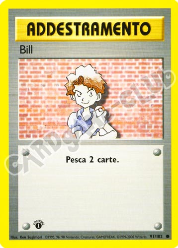 091 / 102 Bill comune 1a edizione (IT) -NEAR MINT-