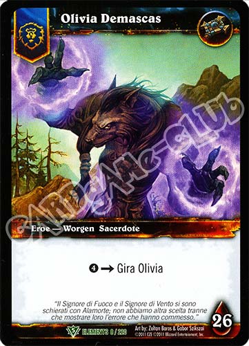 ELEMENTS 008 / 220 Olivia Demascas non comune (IT) -NEAR MINT-