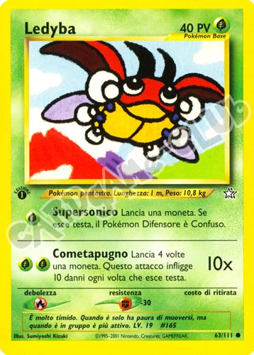 063 / 111 Ledyba comune 1a edizione (IT) -NEAR MINT-