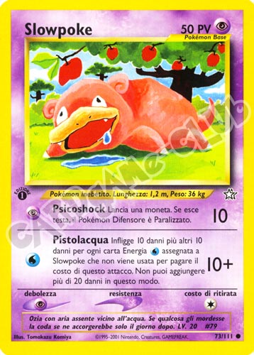 073 / 111 Slowpoke comune 1a edizione (IT) -NEAR MINT-