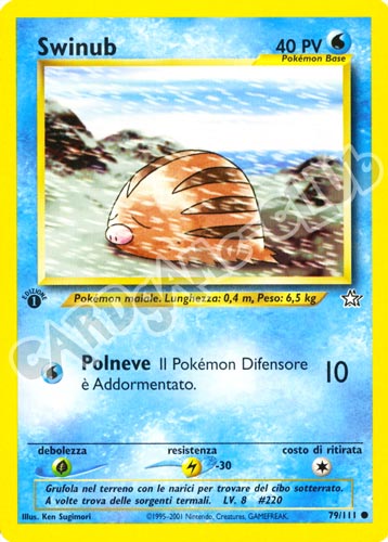 079 / 111 Swinub comune 1a edizione (IT) -NEAR MINT-