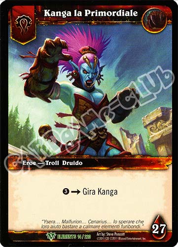 ELEMENTS 014 / 220 Kanga la Primordiale non comune (IT) -NEAR MINT-