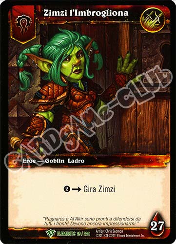 ELEMENTS 019 / 220 Zimzi l'Imbrogliona non comune (IT) -NEAR MINT-