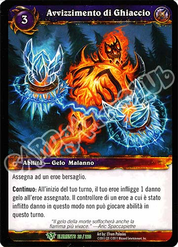 ELEMENTS 026 / 220 Avvizzimento di Ghiaccio non comune (IT) -NEAR MINT-
