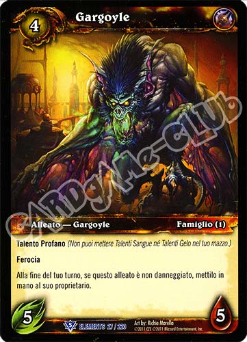 ELEMENTS 027 / 220 Gargoyle rara (IT) -NEAR MINT-