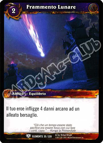 ELEMENTS 035 / 220 Frammento Lunare comune (IT) -NEAR MINT-