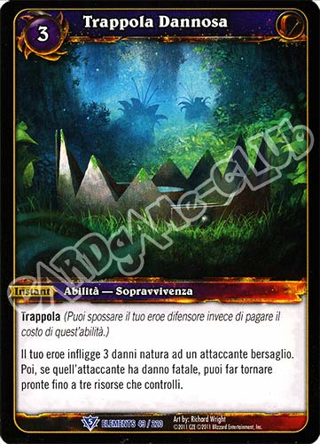 ELEMENTS 043 / 220 Trappola Dannosa rara (IT) -NEAR MINT-