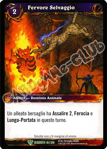ELEMENTS 046 / 220 Fervore Selvaggio non comune (IT) -NEAR MINT-