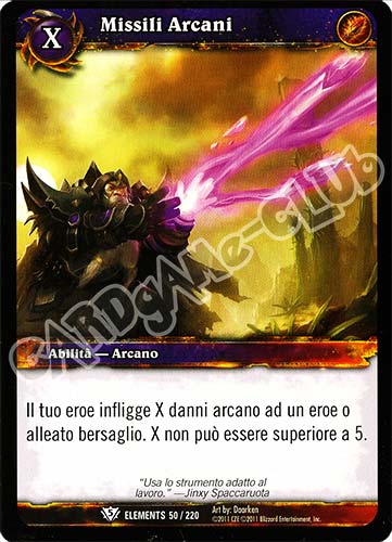 ELEMENTS 050 / 220 Missili Arcani comune (IT) -NEAR MINT-