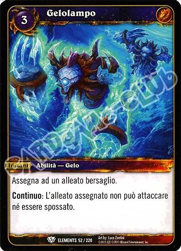 ELEMENTS 052 / 220 Gelolampo comune (IT) -NEAR MINT-