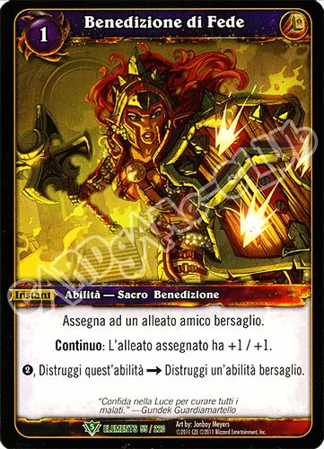 ELEMENTS 055 / 220 Benedizione di Fede non comune (IT) -NEAR MINT-