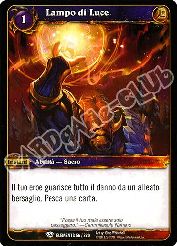 ELEMENTS 056 / 220 Lampo di Luce comune (IT) -NEAR MINT-