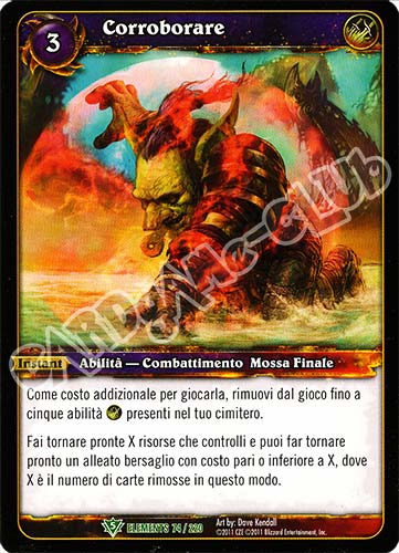 ELEMENTS 074 / 220 Corroborare non comune (IT) -NEAR MINT-