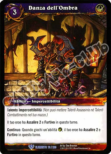 ELEMENTS 076 / 220 Danza dell'Ombra rara (IT) -NEAR MINT-