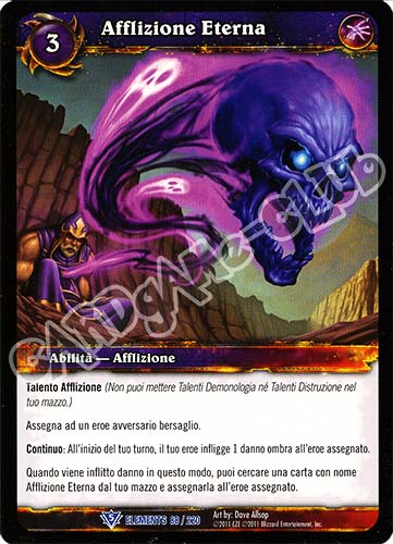 ELEMENTS 088 / 220 Afflizione Eterna rara (IT) -NEAR MINT-