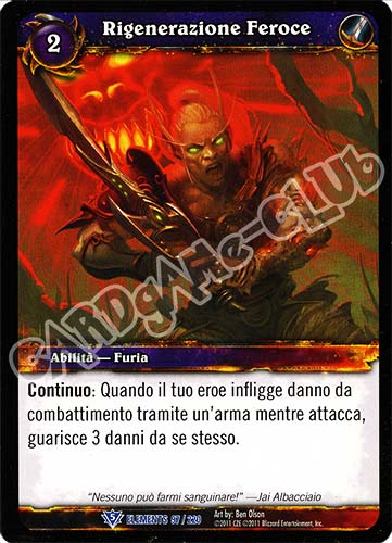 ELEMENTS 097 / 220 Rigenerazione Feroce rara (IT) -NEAR MINT-